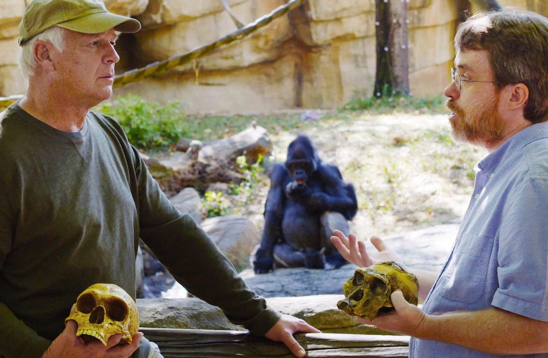 Todd Wood and Del Tackett at Memphis Zoo